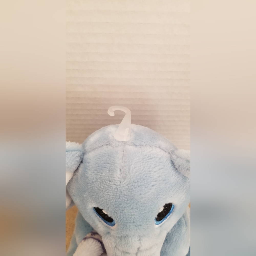 Baby Blue Elephant Lovey with Security Blanket Stuffed Animal NWT - Picture 13 of 15